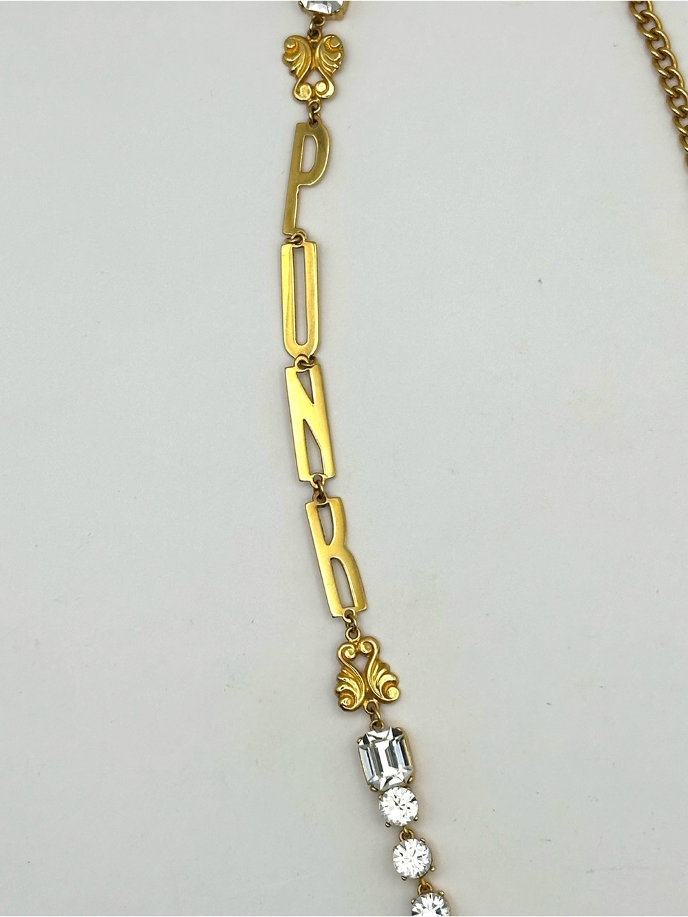 Tom Binns Signature Asymmetrical PUNK Statement Necklace - Picture 8 of 14